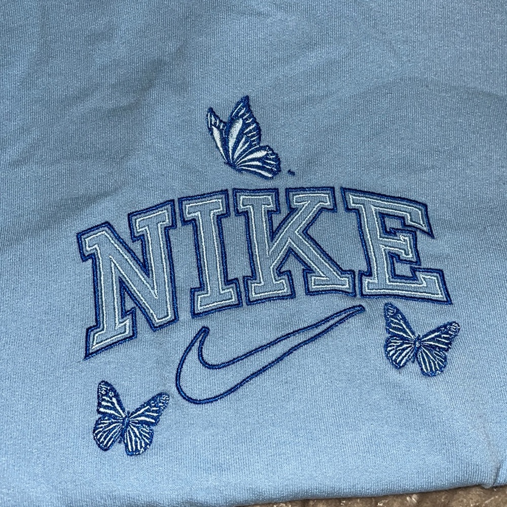 Nike Embroidered Cotton Crewneck